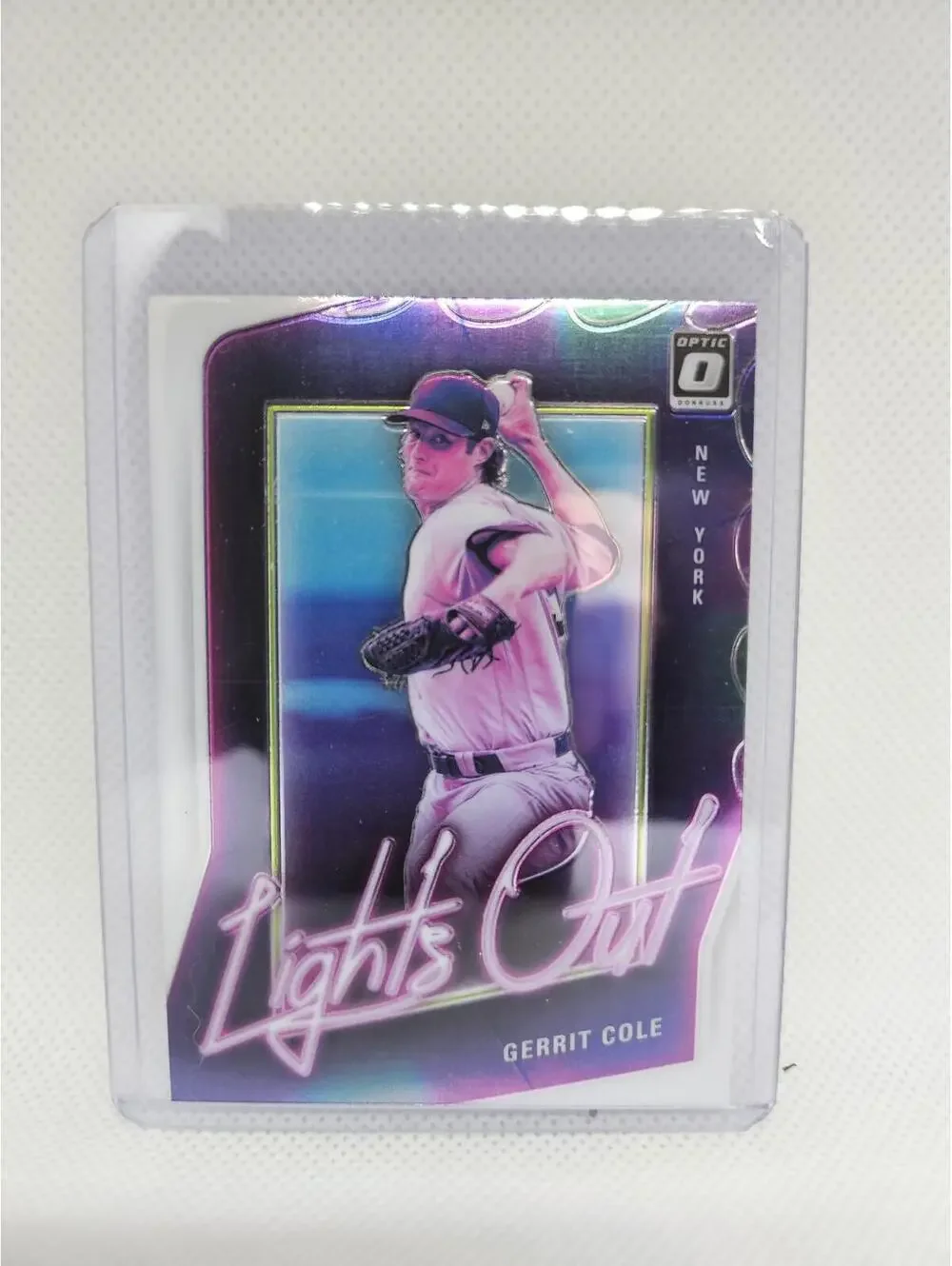 Gerrit Cole - 2021 Panini OPTIC Lights out insert - #LO-9 - NYYs - RAW Mint